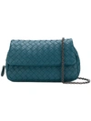 Bottega Veneta Mini Messenger Bag - Blue