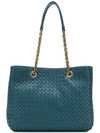 Bottega Veneta Interciatto Tote - Blue