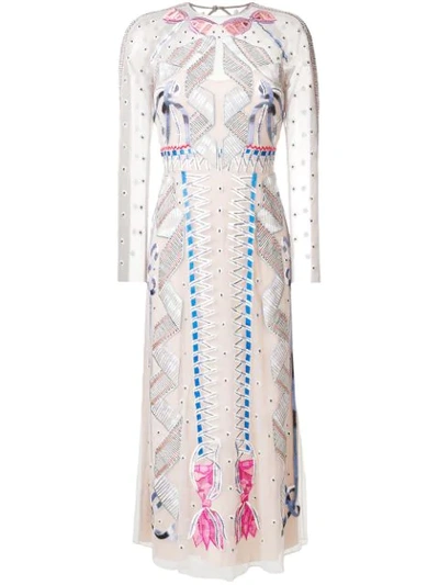 Temperley London Kite Cocktail Dress In Grey | ModeSens