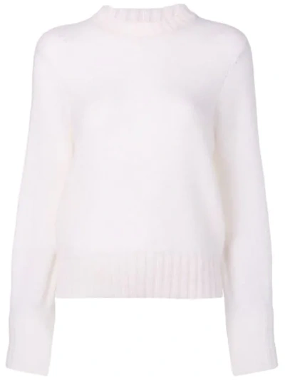 Antonelli Crew Neck Jumper - White