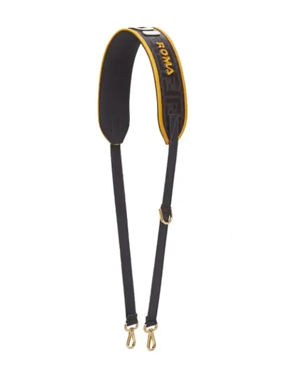 Fendi Mania Shoulder Strap - Black