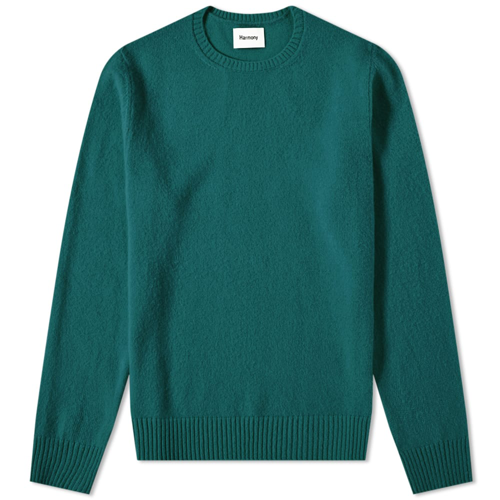 Harmony Winston Boiled Wool Knit In Green | ModeSens