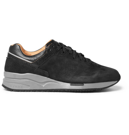 New Balance 2016 Leather-trimmed Suede Sneakers | ModeSens