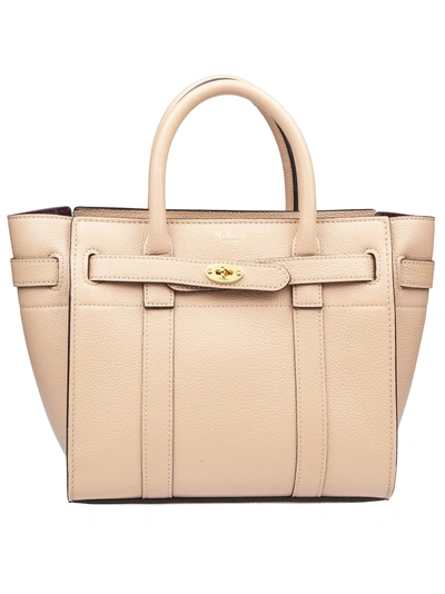 Mulberry Mini Zipped Bayswater Tote In Rosewater | ModeSens