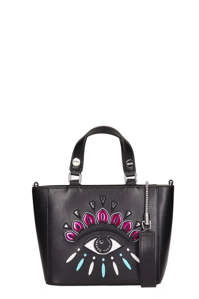 Kenzo small eye 2025 leather tote bag