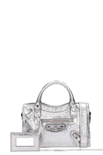 Balenciaga Class Mini City Bag In Silver | ModeSens