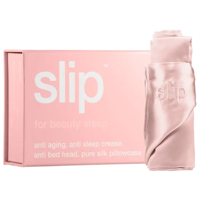 Slip Silk Pillowcase - Standard/queen Pink