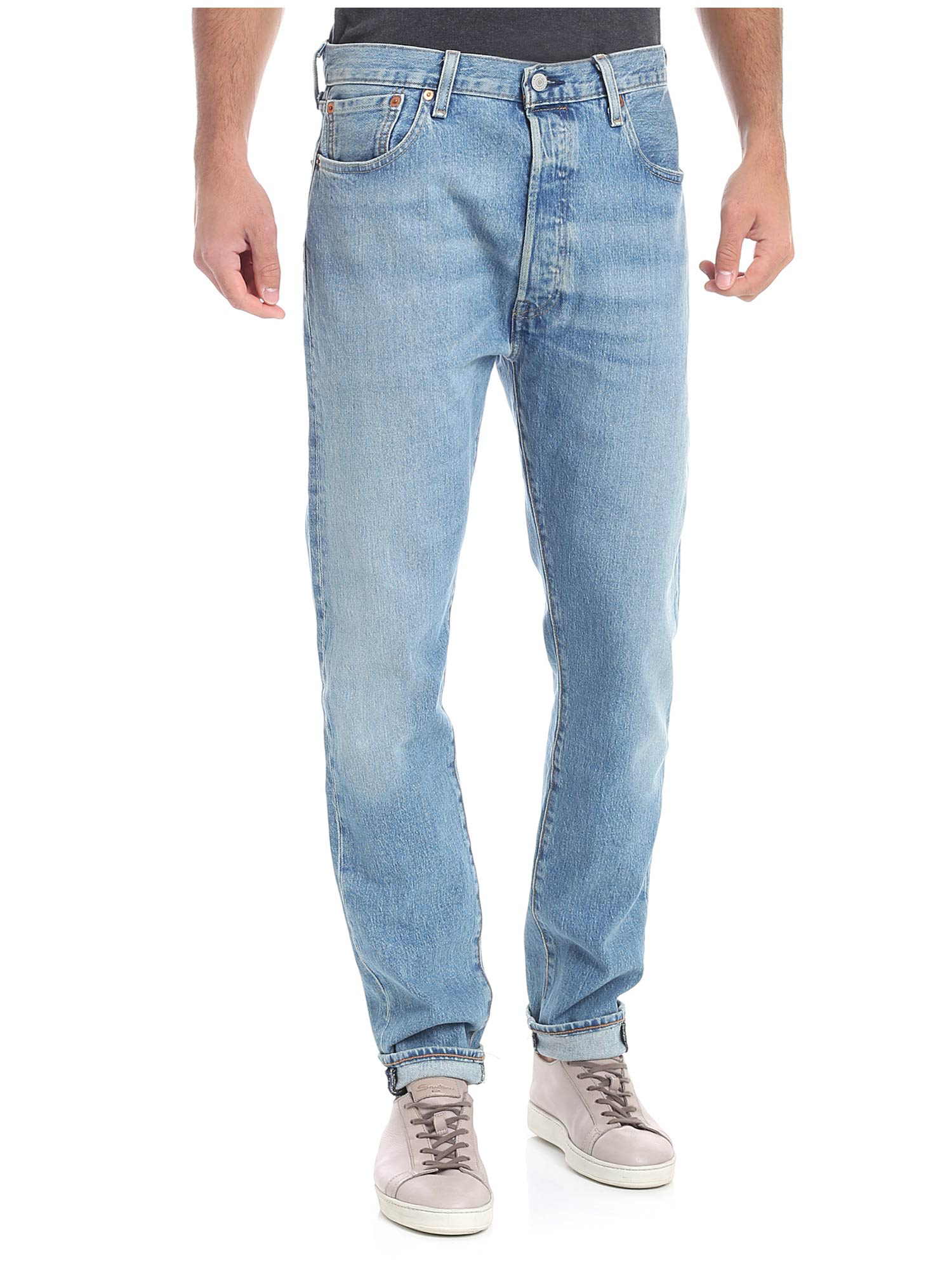 levi's 501 light blue