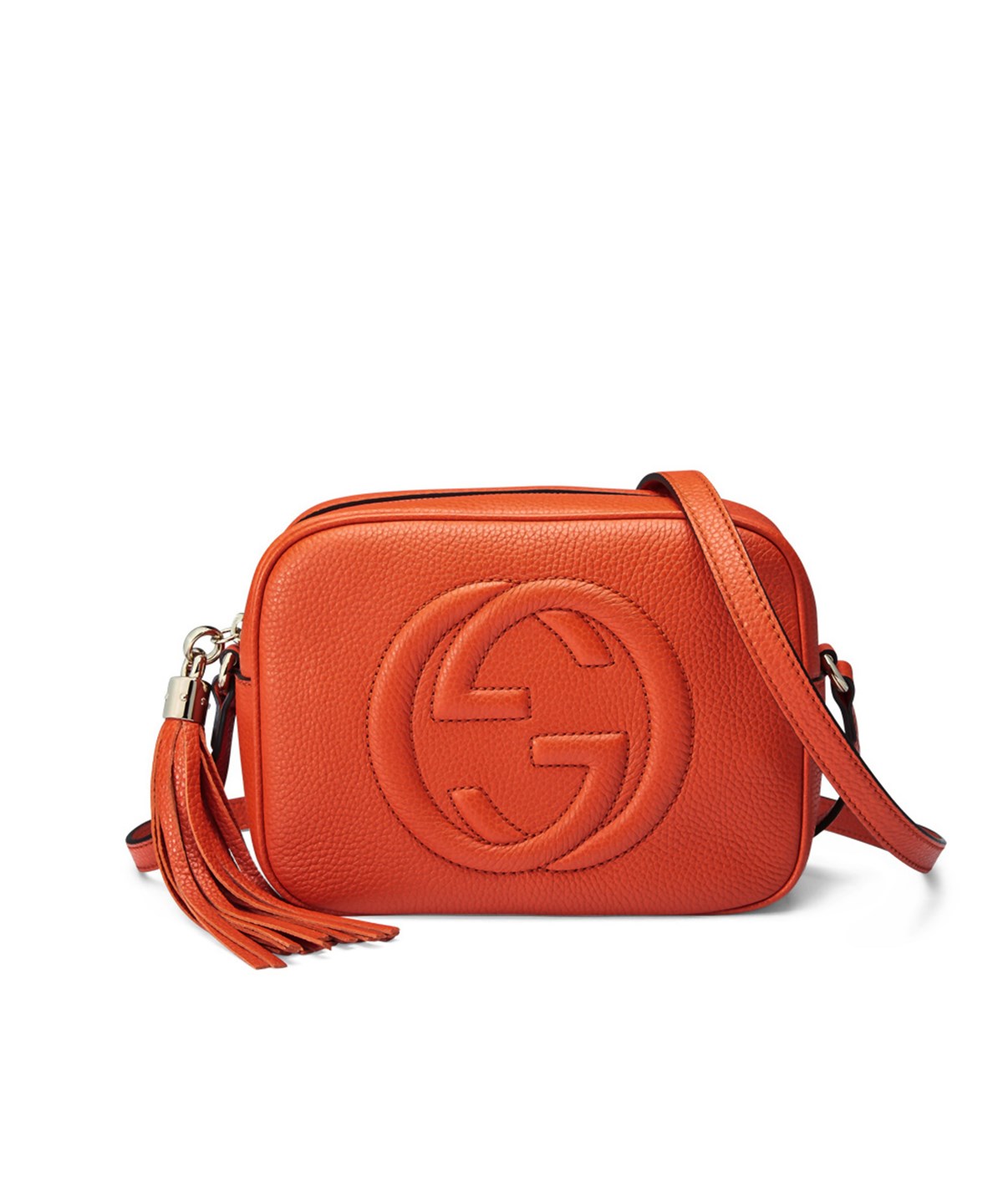Gucci Soho Leather Disco Bag Sun Orange' | ModeSens