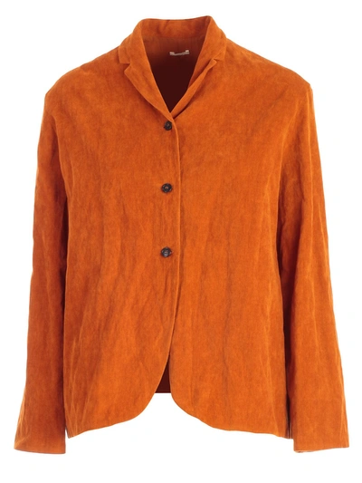 A Punto B Lightweight Fitted Jacket In Orange
