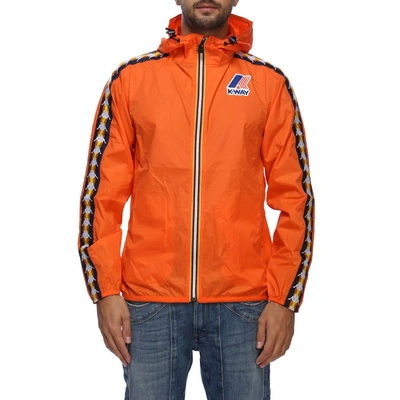 K-way @ Kappa Jacket Jacket Men @ Kappa In Orange | ModeSens