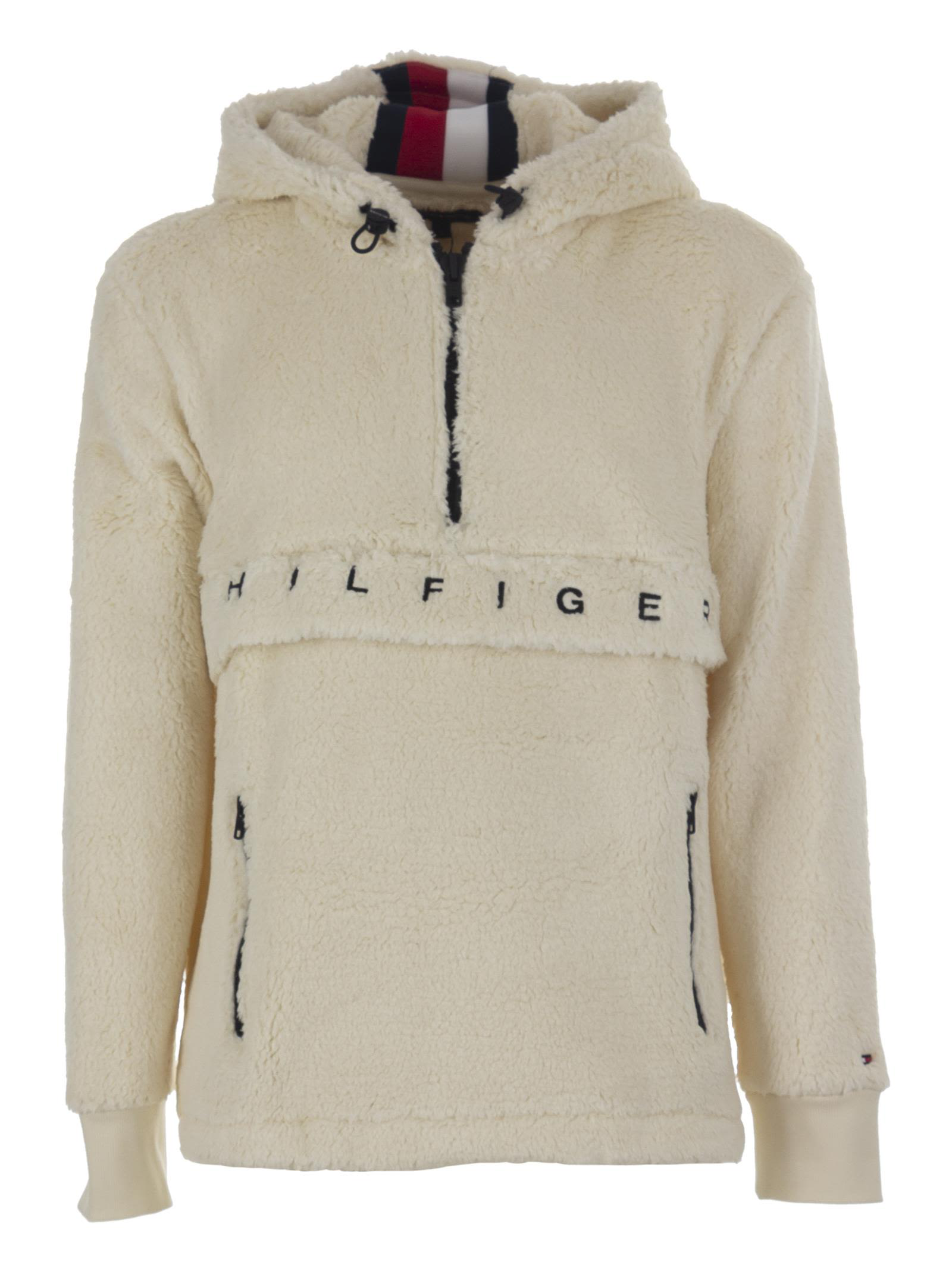 tommy hilfiger teddy hoodie