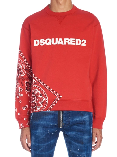 Dsquared2 'bandana' Sweatshrit In Red | ModeSens