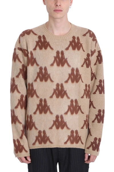Kappa Beige Wool Sweater | ModeSens