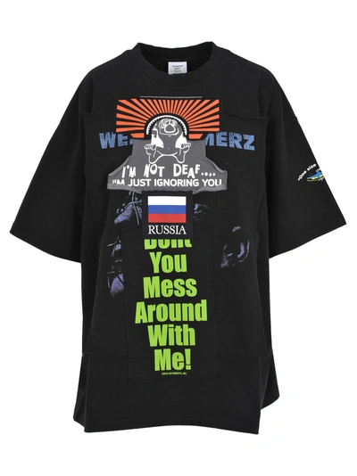 Vetements 18AW RUSSIA PATCHWORK Tシャツ 9978312?w=400
