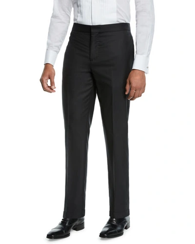 Brunello Cucinelli Men's Formal Tuxedo Trousers In Multi