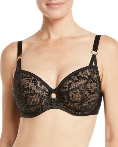 Maison Lejaby Venenum 3-piece Underwire Bra In Black