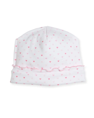 Kissy Kissy Princess Castle Printed Pima Baby Hat In Pink