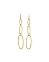 Armenta Sueno 18k Diamond Triple Drop Earrings In Yellow/black