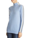 C By Bloomingdale's Ski Striped Cashmere Sweater - 100% Exclusive In Baby Blue