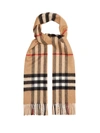 Burberry - Giant Check Cashmere Scarf - Womens - Beige