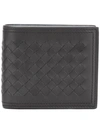 Bottega Veneta Intrecciato Wallet - Grey