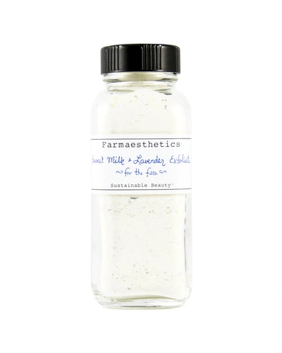 Farmaesthetics Fine Herbal Skincare 4oz Sweet Milk & Lavender Bud Facial Exfoliate In Nocolor