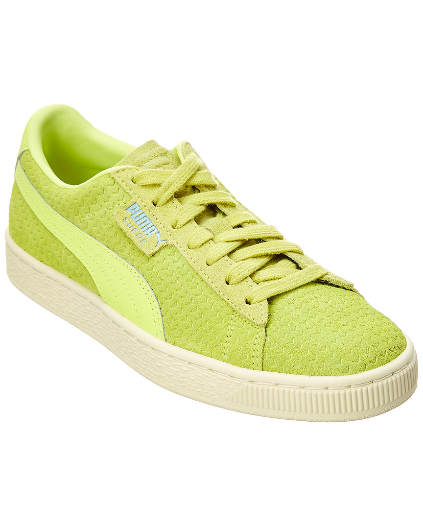 puma suede classic yellow