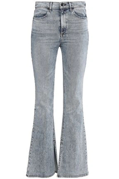 Rag & Bone High-rise Flared Jeans In Light Denim