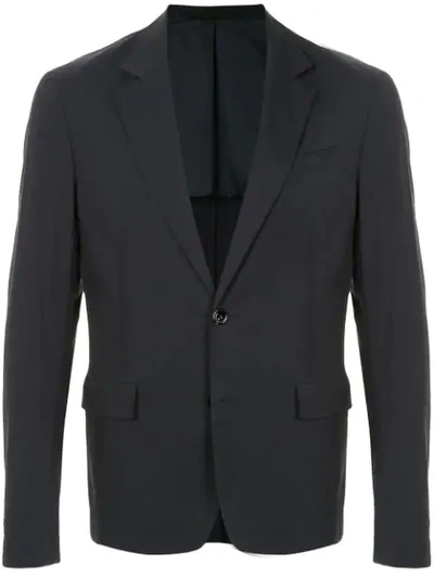 Costume National Unlined Blazer In Blue