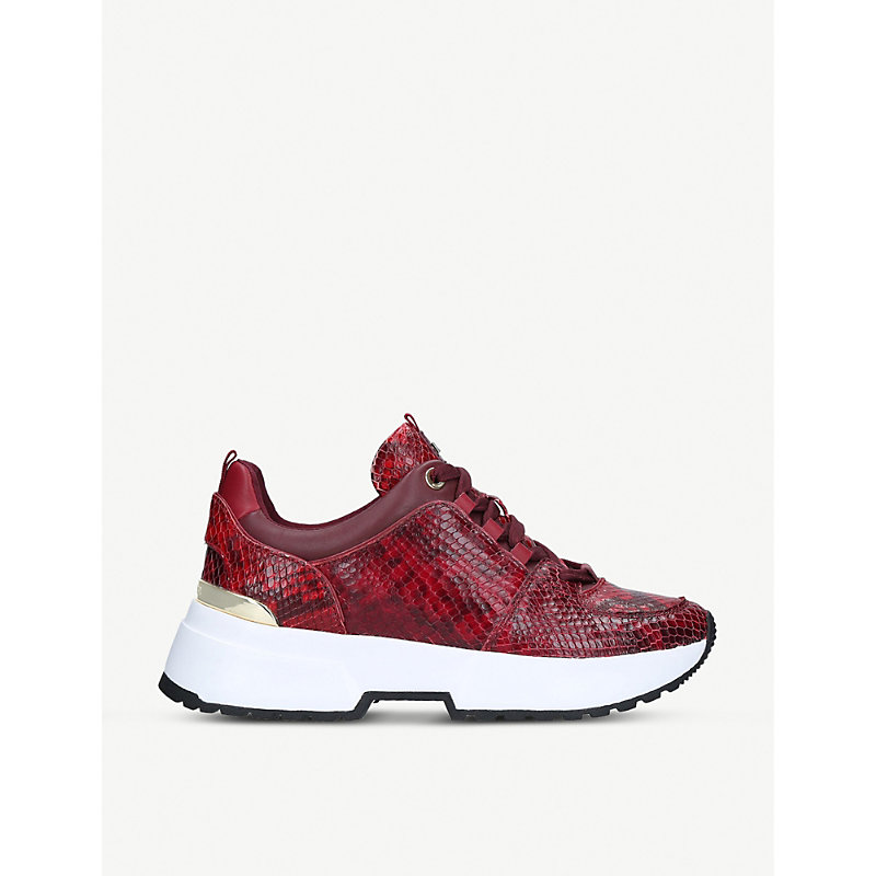 michael kors snakeskin trainers