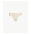 Chantelle Soft Stretch Jersey Thong In 01n Golden Beige