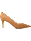 Gianvito Rossi Pointed Pumps - Brown