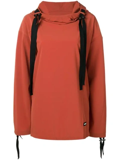 Ambush Drawstring Hoodie In Orange