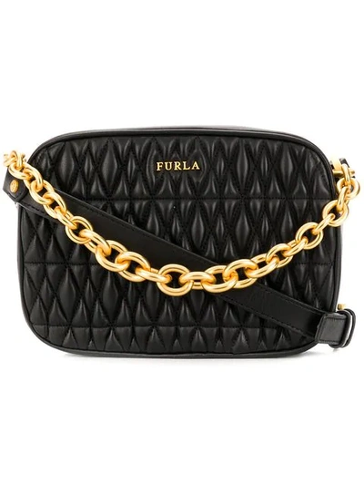 Furla Cometa Crossbody Bag In Black