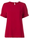 P.a.r.o.s.h . Short Sleeved Blouse - Red