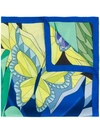 Cha Val Milano Cha•val Milano Butterfly Scarf - Blue