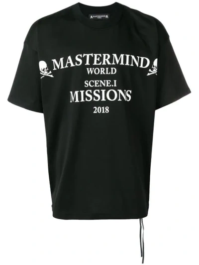 Mastermind Japan Mastermind World Logo Patch T-shirt - Black