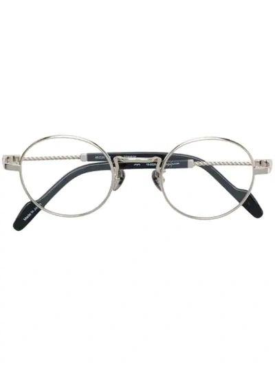 Yohji Yamamoto Round Frame Glasses - Metallic