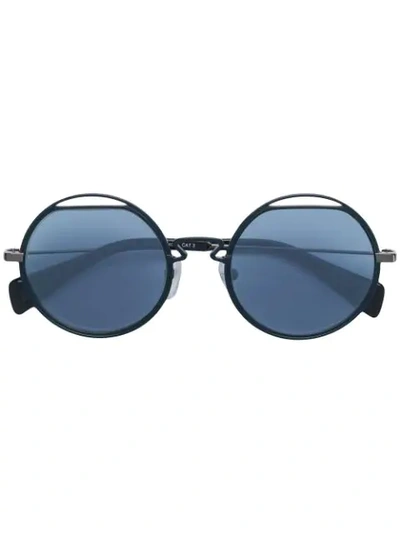 Yohji Yamamoto Round Frame Sunglasses - Grey