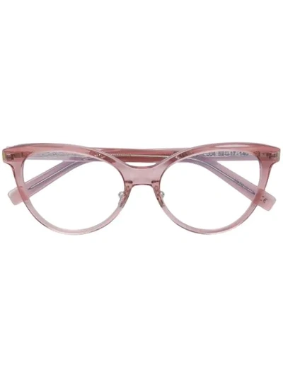 Saint Laurent Eyewear Classic Cat-eye Glasses - Pink