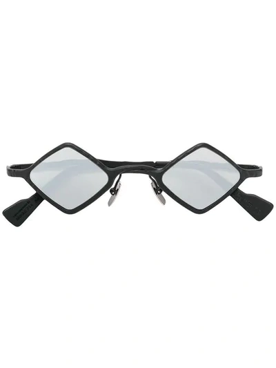Kuboraum Geometric Tinted Sunglasses In Black