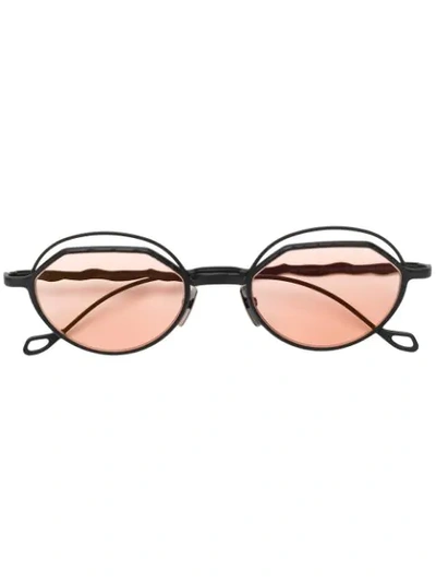 Kuboraum Square Tinted Sunglasses In Black