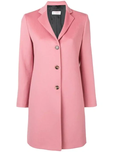 Alberto Biani Single Breasted Coat - Pink