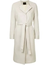 Tomorrowland Belted Single-breasted Coat - Neutrals