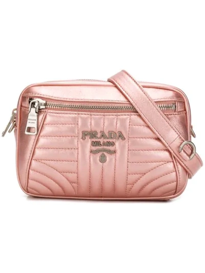 Prada Quilted Belt Bag - Pink