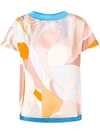 Emilio Pucci Abstract Printed T-shirt In Blue
