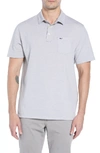 Vineyard Vines Edgartown Polo Shirt In Monument Gray