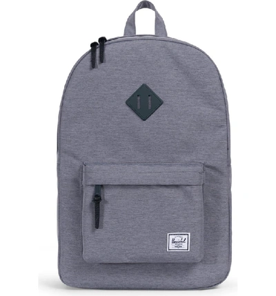 Herschel Supply Co Heritage Backpack - Grey In Mid Grey Crosshatch
