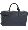 Ted Baker Potts Leather Duffle Bag - Blue In Navy